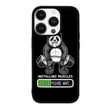 Panda Installing Muscles FLZ0678 iPhone 14 Pro Max | iPhone 14 Pro | iPhone 14 Plus | iPhone 14 Case