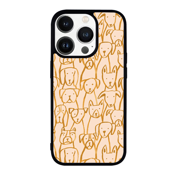 Puupy Doodle FLB0430 iPhone 14 Pro Max | iPhone 14 Pro | iPhone 14 Plus | iPhone 14 Case