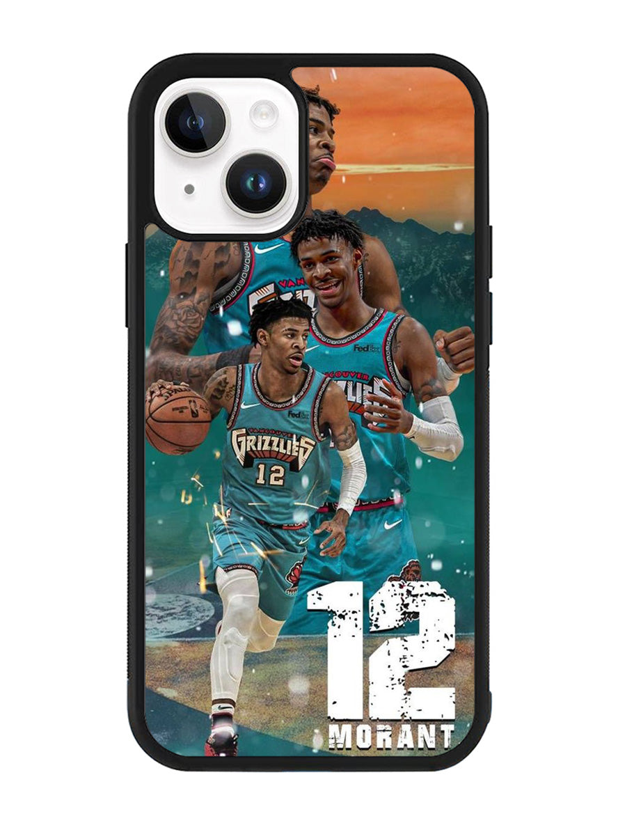 12 Morant Memphis Grizzlies iPhone 14 Plus Case QC10625