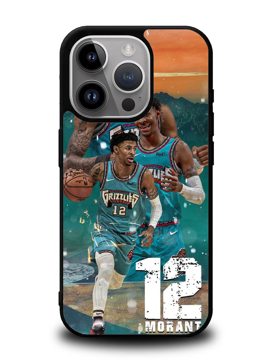 12 Morant Memphis Grizzlies iPhone 15 Pro Case QC10625